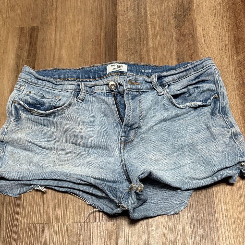 Kensie Women's Denim Blue Jean Shorts